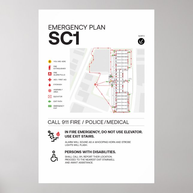 Affiche Postes (Devant)