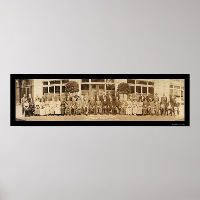 Affiche Postmaster Convention Photo 1913 (Devant)