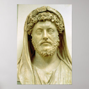 Affiche Pot de portrait de Marcus Aurelius