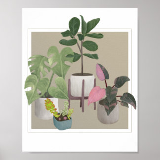 Affiche Pot Houseplants