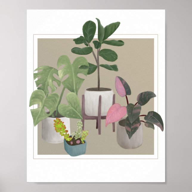Affiche Pot Houseplants (Devant)