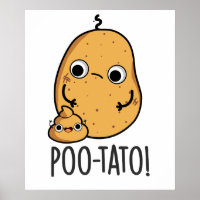 Potato Drôle Veggie Poop Pun