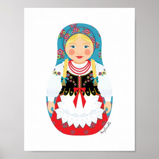 Affiche Poteau Matryoshka (Devant)