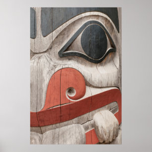 Affiche Poteaux totémiques au Musée du centre du patrimoin