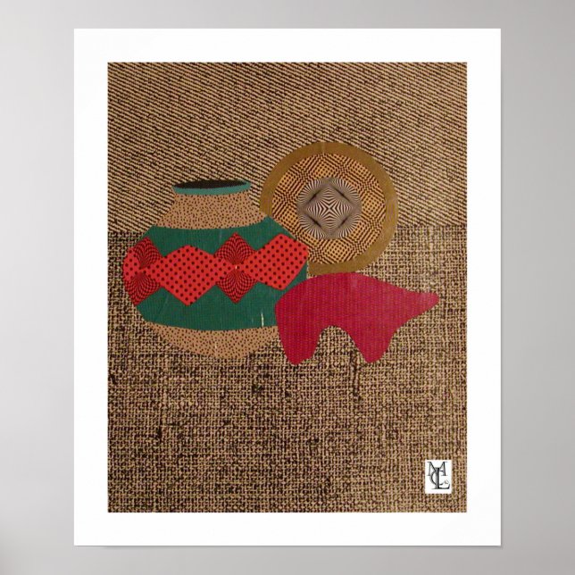 Affiche Poterie indienne (Devant)