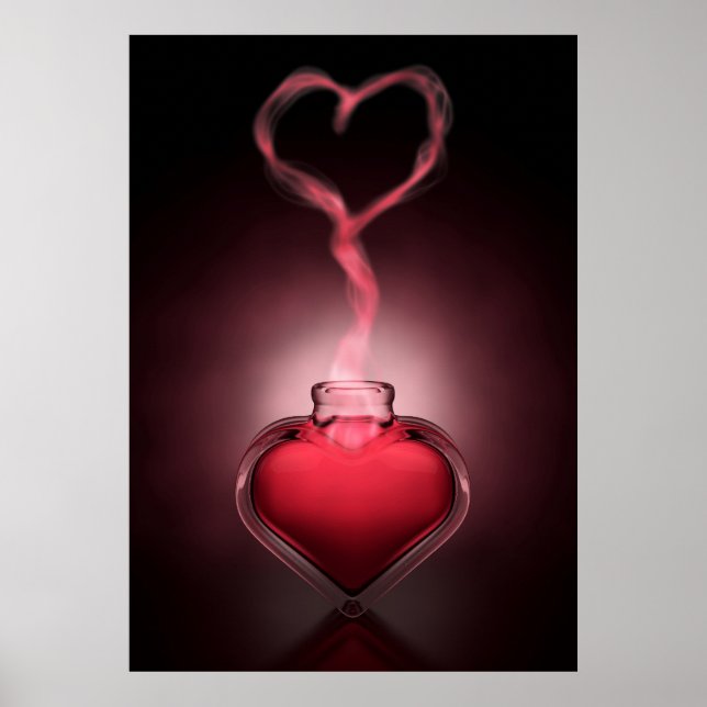 Affiche Potion D'Amour Et Parfums Coeurs (Devant)
