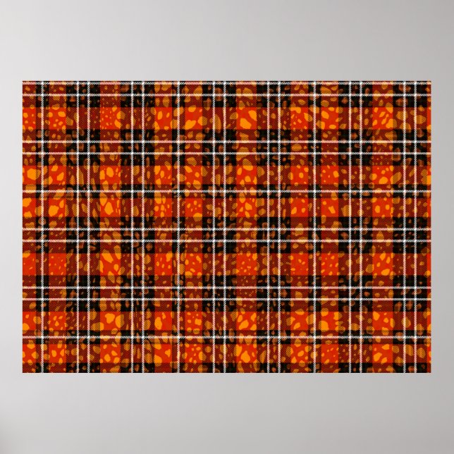 Affiche Pots animaux Plaid Mix Motif Art. (Devant)