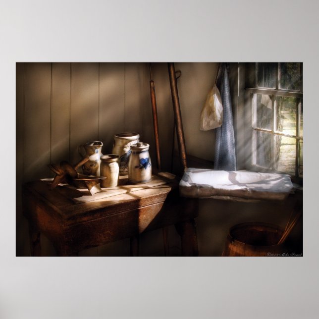Affiche Pots - Pots dans la maison d'un pêcheur (Devant)