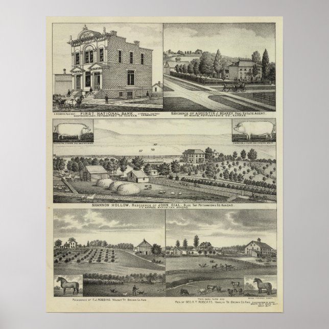 Affiche Pottawatomie, Kansas (Devant)