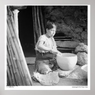 Affiche Potter ~ Amatenango del Valle, Chiapas, Mexique