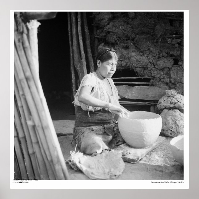 Affiche Potter ~ Amatenango del Valle, Chiapas, Mexique (Devant)