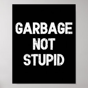 Affiche Poubelle Trump 2024 Drôle 45 47 Supporter de Trump