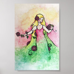 Affiche Pouce verte Printemps
