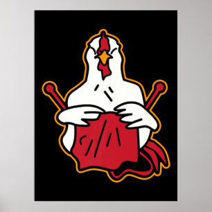 Affiche Poulet de caillage Drôle Drôle Cadeaux Amateurs