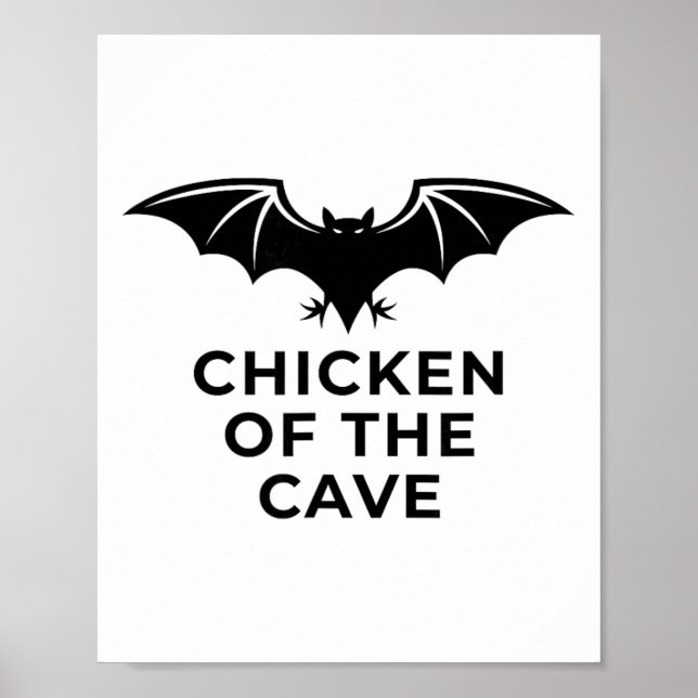 Affiche Poulet de la Grotte - Drôle T Humour  (Devant)