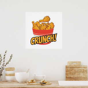 Affiche Poulet frit