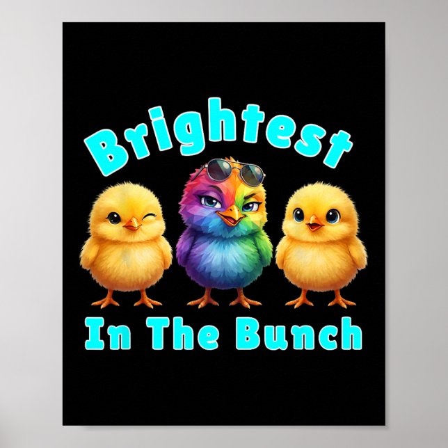 Affiche Poulet le plus brillant de la bande de Pâques arc- (Devant)