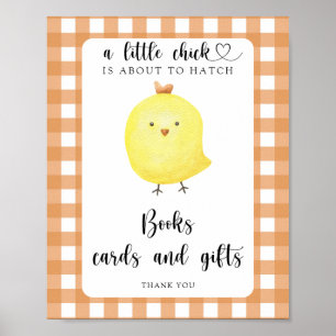 Affiche Poulet - livres cartes et cadeaux