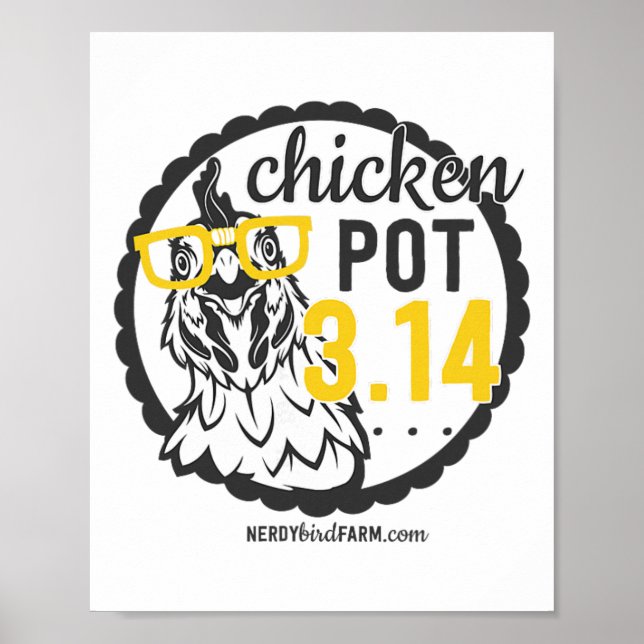 Affiche Poulet Pot 3.14  (Devant)