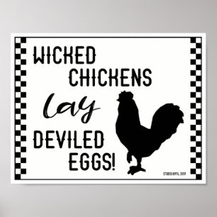 AFFICHE POULET RECHERCHÉ...