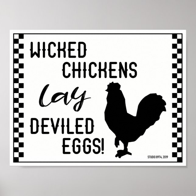 AFFICHE POULET RECHERCHÉ... (Devant)