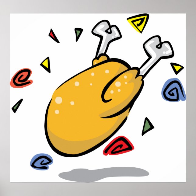 Affiche Poulet rôti (Devant)