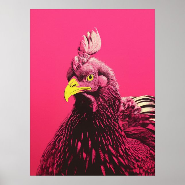Affiche Poulet Vibrant (Devant)