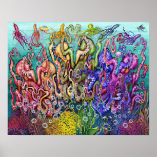 Affiche poulpe