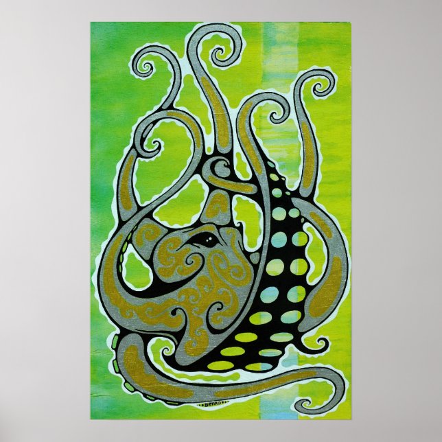 Affiche poulpe (Devant)