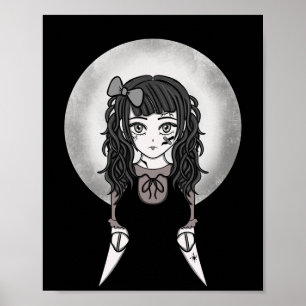 Affiche Poupée cassée Anime Gothic Lolita