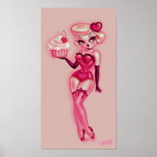 Affiche Poupée Cupcake