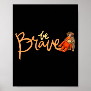 Affiche Poupée de singe bébé punch femme mignonne zoo anim
