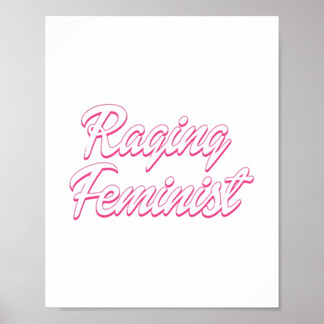 Affiche Poupée Féministe Enragée  (Devant)