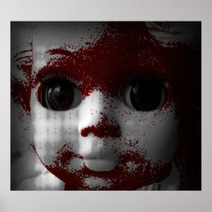 Affiche Poupée morte vivante macabre
