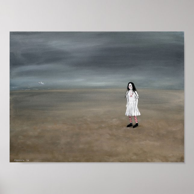 Affiche "Poupée sans son bateau" par Christiane Cegavske (Devant)