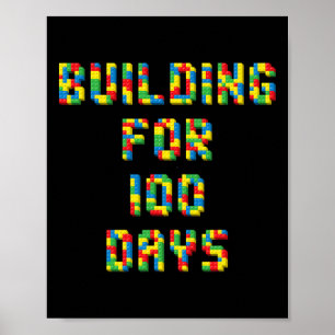 Affiche Pour 100 Jours Joyeux 100E Jour D'École Enfants 1