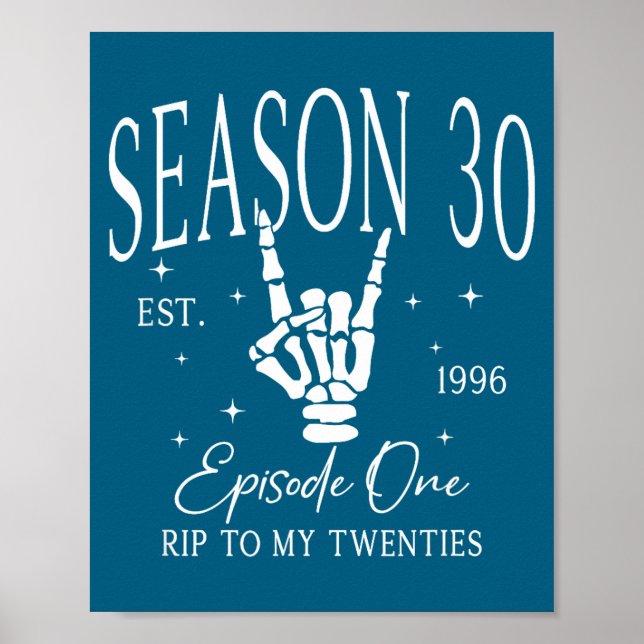 Affiche Pour 30e 1996 Repose 20 ans Mort (Devant)