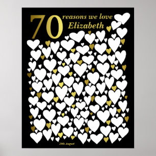 Affiche pour 70e anniversaire - 70 raisons pour le