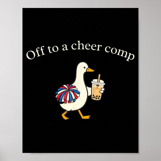 Affiche Pour aller encourager la compétition de cheerleadi (Devant)