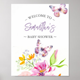 Affiche pour Baby Shower Panneau de bienvenue Papi