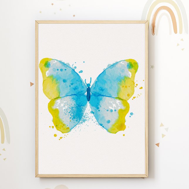 Affiche pour chambre d'enfants papillons Impressio (Créateur téléchargé)