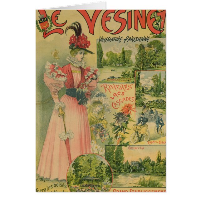 Affiche pour Chemins de Fer De à Le Vesinet (Devant)
