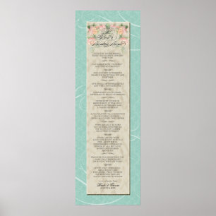 Affiche Pour construire un amour durable - Aqua Damask Pea