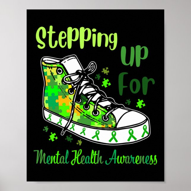 Affiche Pour Des Chaussures De Sensibilisation À La Santé  (Devant)