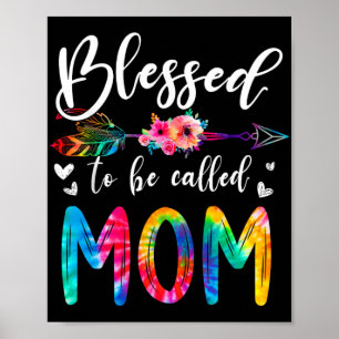 Affiche Pour Être Appelée Maman Mignonne Fête des mères Fe
