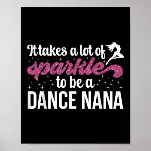 Affiche Pour Être Une Danse Nana Grandma Danser Nana D'Une