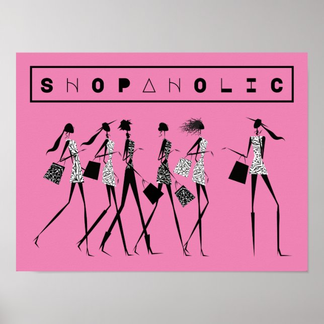 Affiche pour Filles Shopaholic Tendance (Devant)
