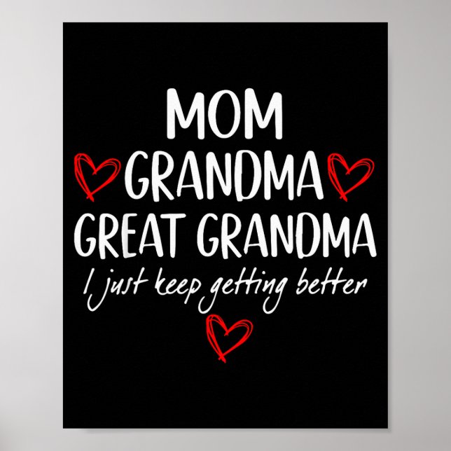 Affiche Pour grand-mère de petits-enfants maman grand-mère (Devant)