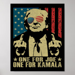 Affiche Pour Joe One Pour Kamala Funny Trump 2024