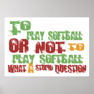 Affiche Pour jouer au base-ball